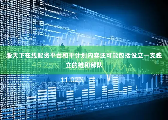 股天下在线配资平台和平计划内容还可能包括设立一支独立的维和部队