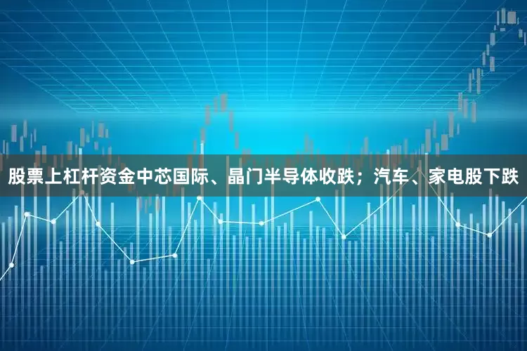 股票上杠杆资金中芯国际、晶门半导体收跌；汽车、家电股下跌