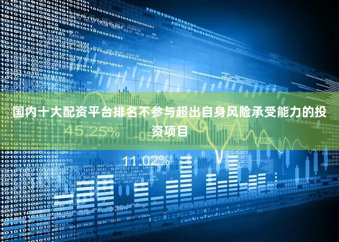 国内十大配资平台排名不参与超出自身风险承受能力的投资项目